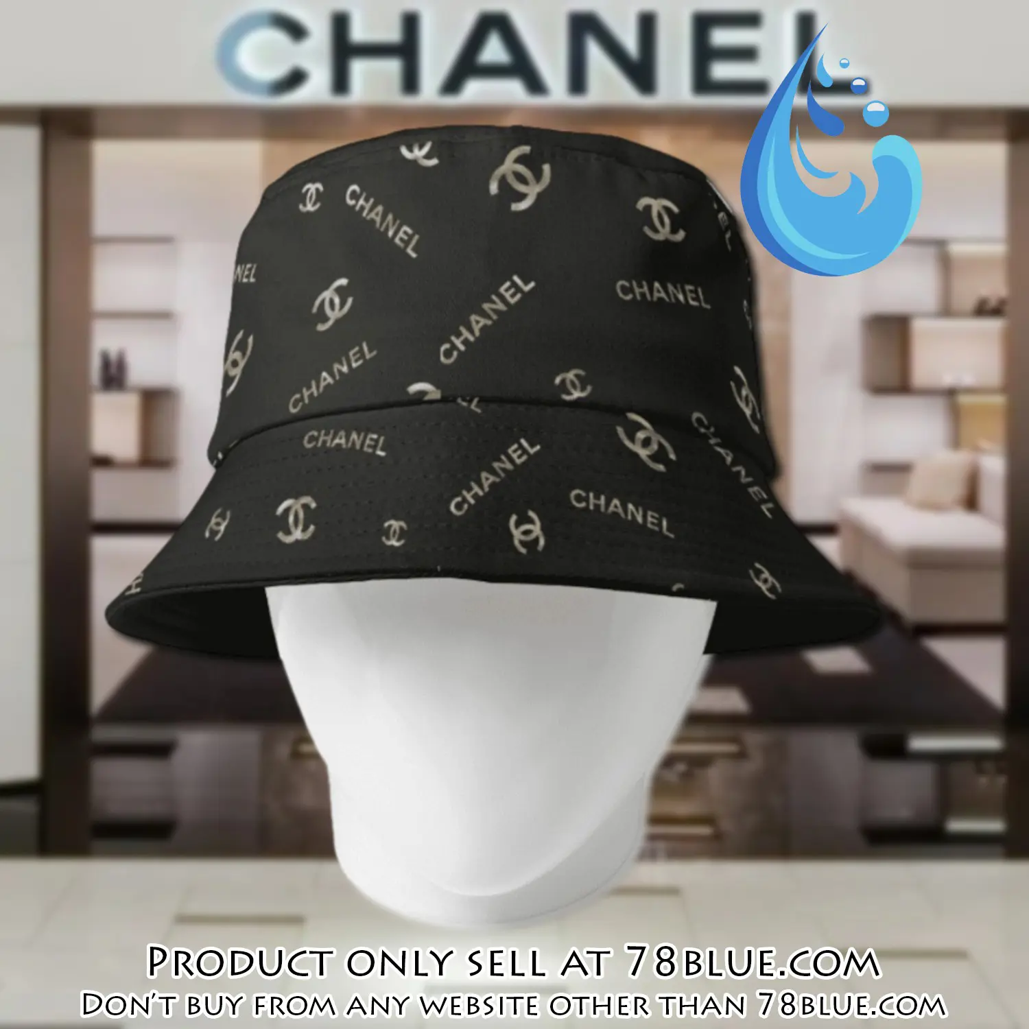 Chanel luxury bucket hat fdh1075 78b5816653